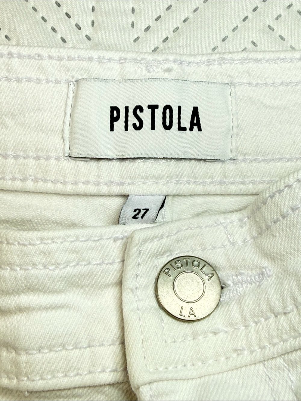 Pistola Penny High Rise Wide Leg Jeans Size 27 Blizzard - Picture 8 of 14